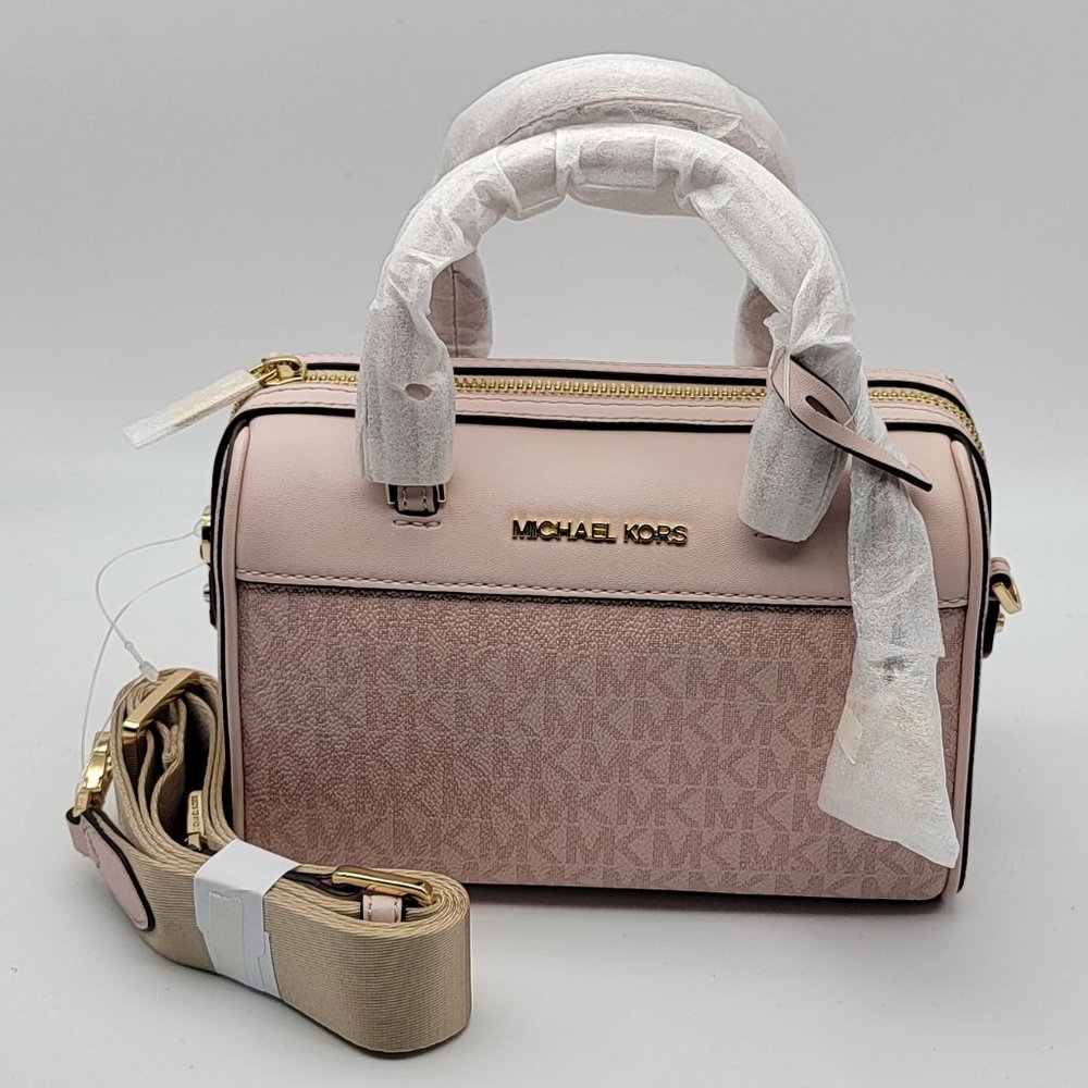 Michael Kors Travel XS Duffle Crossbody Extra Small XBody Dark Powder Blu